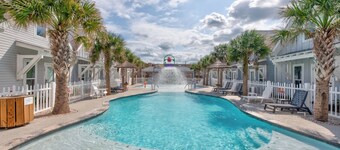 Cozy Beach Retreat w/Heated Pool & Pirate Ship Playground, Steps to the Beach