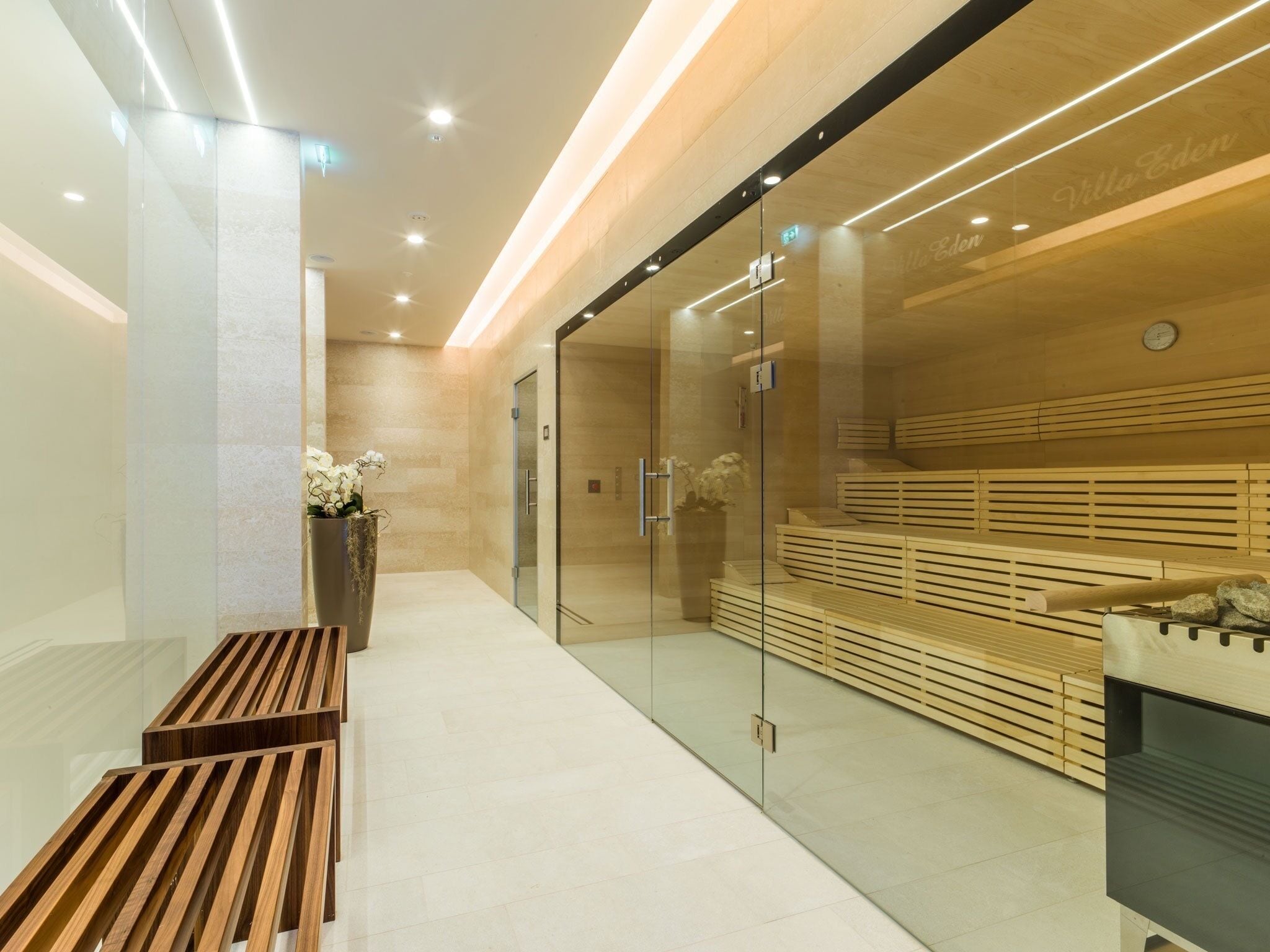 Sauna, steam room, body treatments, deep-tissue massages, Thai massages