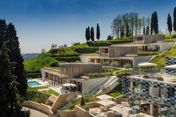 Majoituspaikan julkisivu