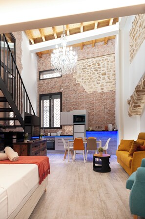 Duplex superior | 1 quarto, quartos à prova de som, Wi-Fi de cortesia