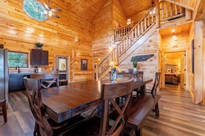 Dining - *Gorgeous 4BD Lodge w/ POOL! Hot Tub + Theater!* (Sevierville)