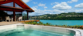 SEEBLICK romantic chalet spa / lake view