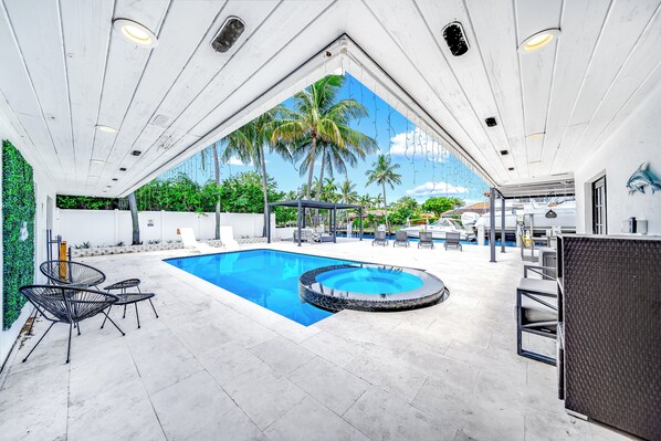 Außenpool, beheizter Pool