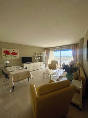 TV, books - 2 Pieces AU Calme Avec VUE MER (Mandelieu-la-Napoule)