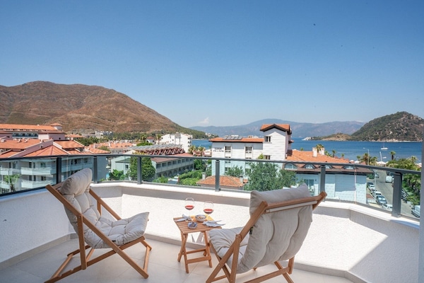 Stüdyo Süit, Deniz Manzaralı | Balkon manzarası