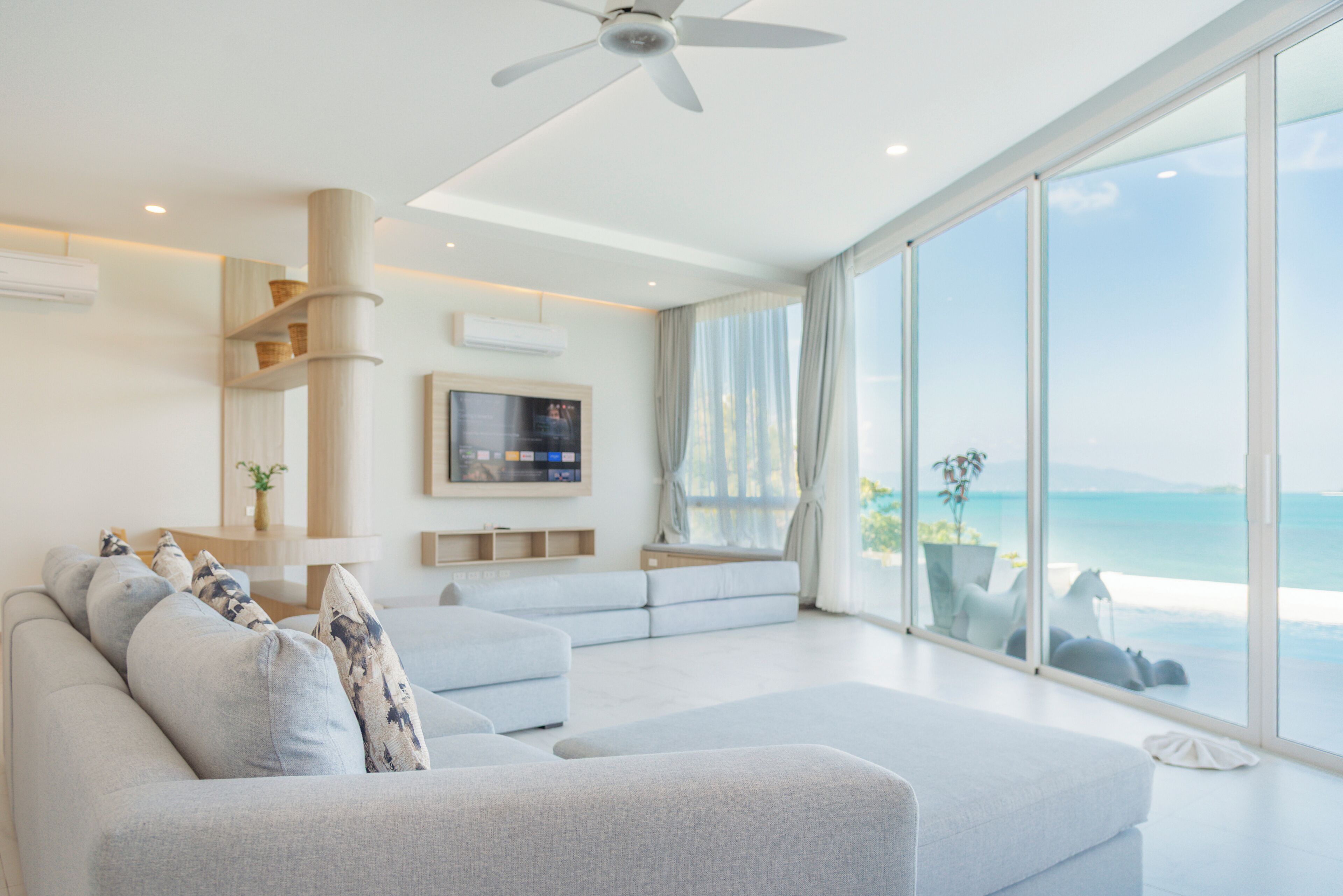 Vista a la playa o al mar