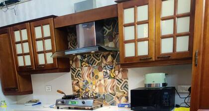 Spacious 3-bedroom apartment with AC, WiFi in tranquil Ludhiana