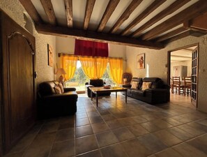 Living area - La Parenthèse occitane" villa, quiet pool (Moussan)