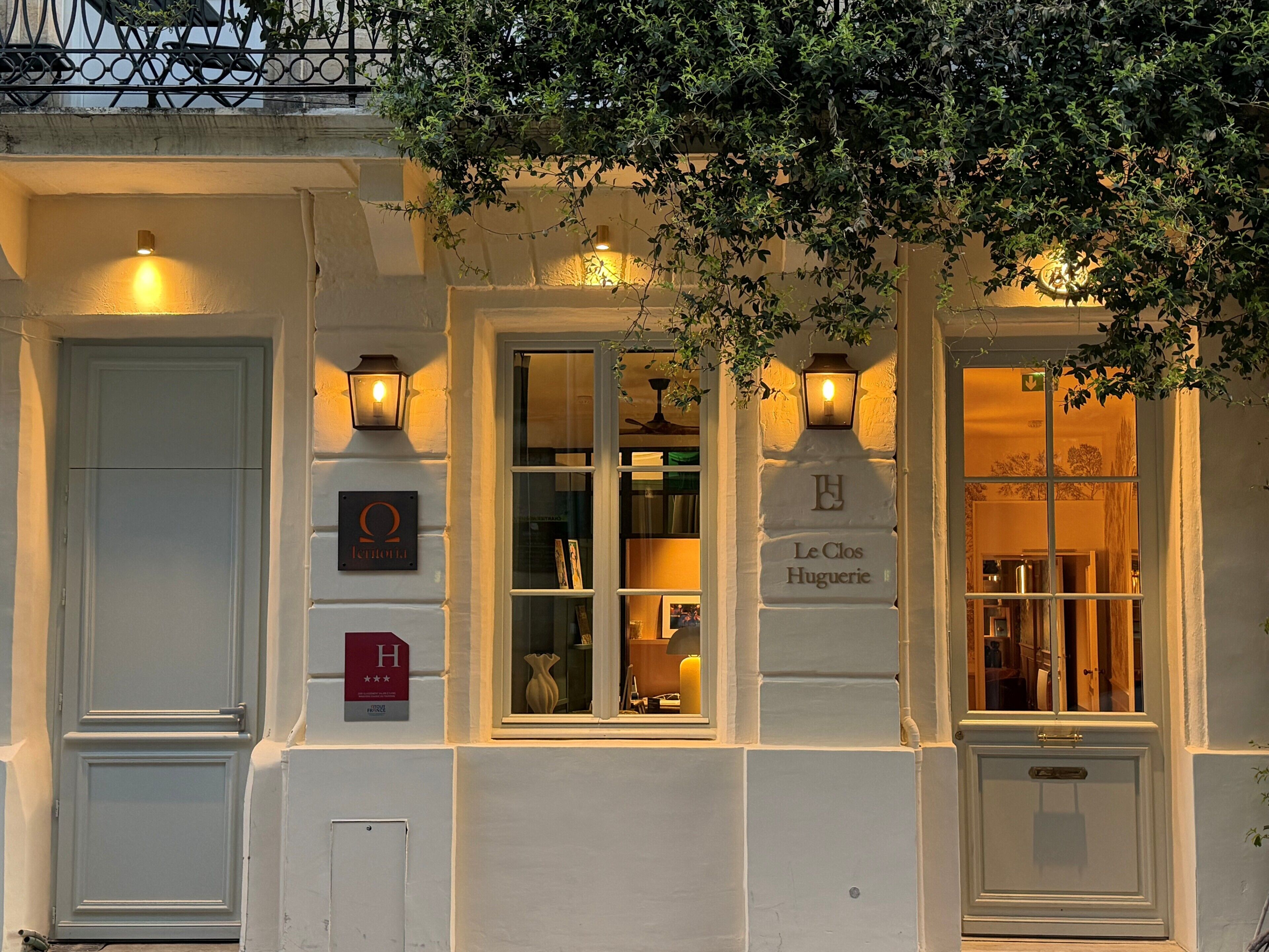 Majoituspaikan julkisivu