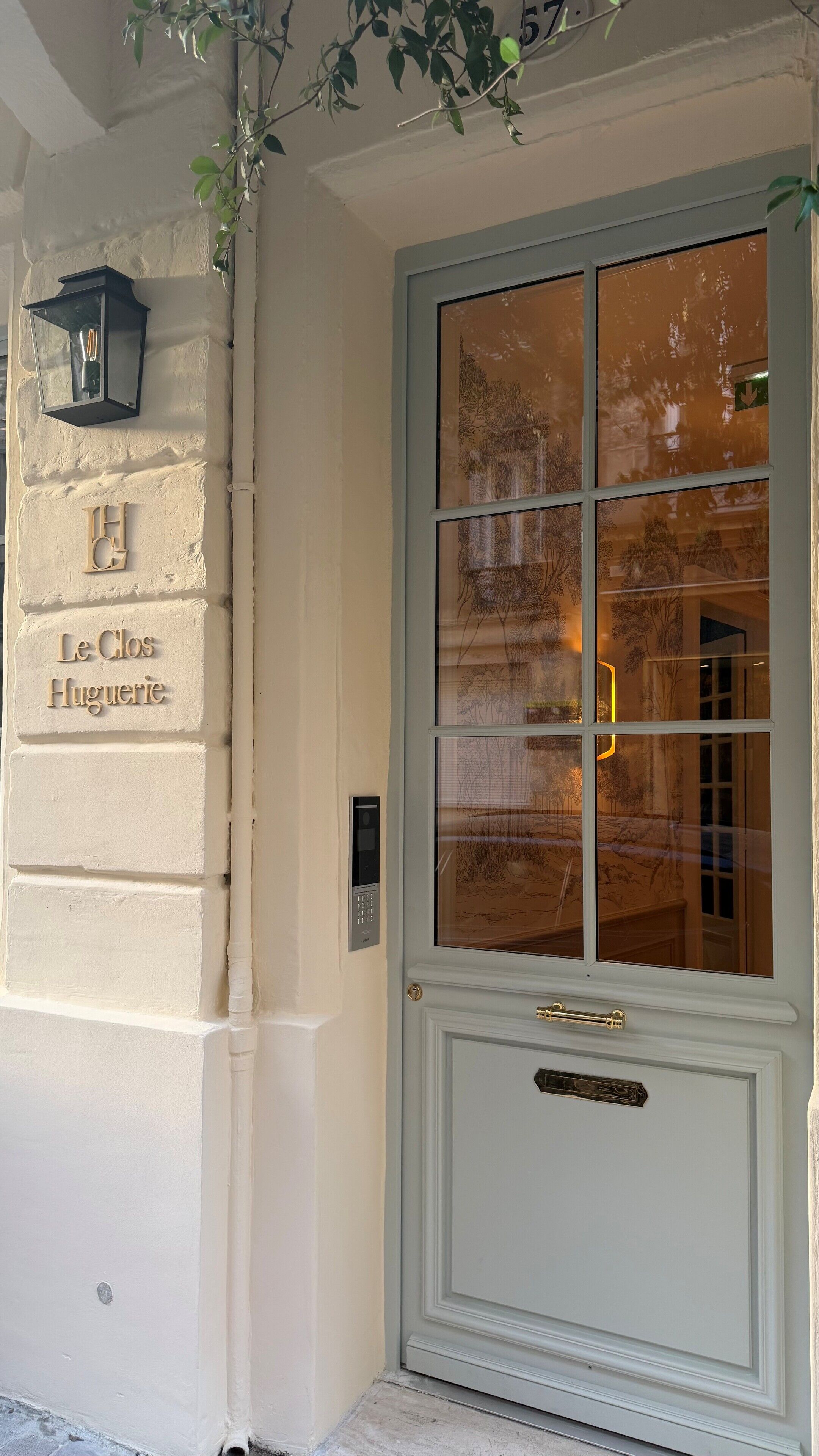 Façade de l’hébergement