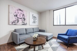 Apartment | Living area - Chic City Living - Roma Norte -laundry- Sleeps 7 (Mexico City)
