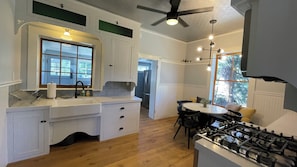 Microwave, oven, stovetop