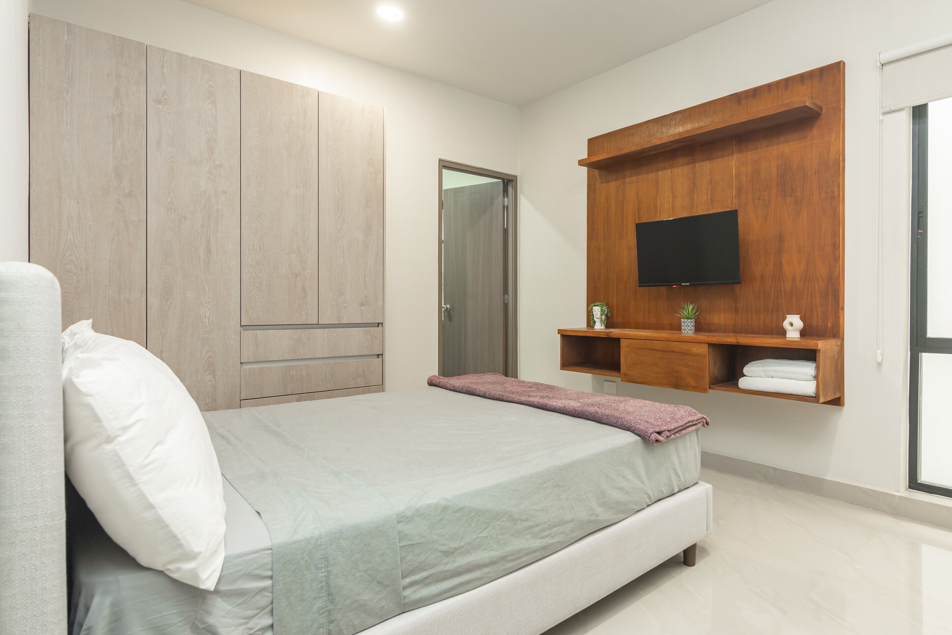 Lägenhet Junior | Arbetsyta för laptop, gratis barnsängar, gratis wi-fi och sängkläder