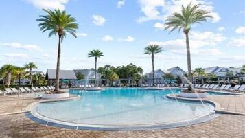 Una piscina riscaldata