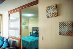 Appartamento familiare, 2 camere da letto, balcone, vista oceano | 2 camere