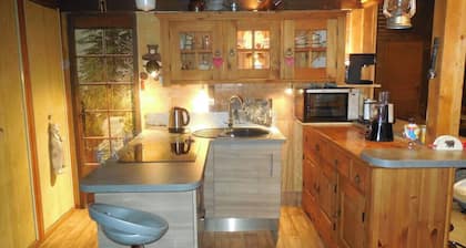 Spacious chalet with garden