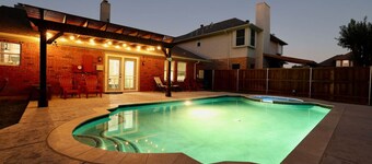 Beautiful home with heated spa and heated pool