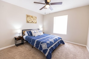 3 bedrooms, desk, iron/ironing board, WiFi