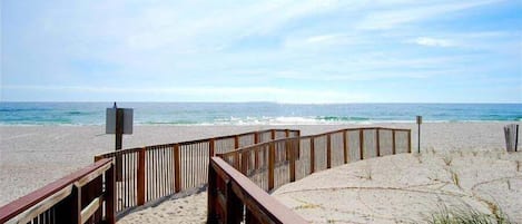 On the beach