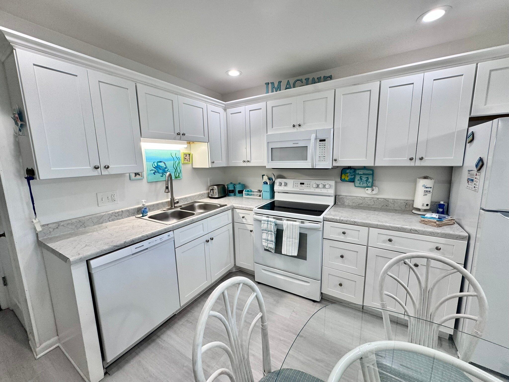Casa, varias camas, balcón, vistas al mar (Gulf Shores Plantation 1305) | Cocina privada