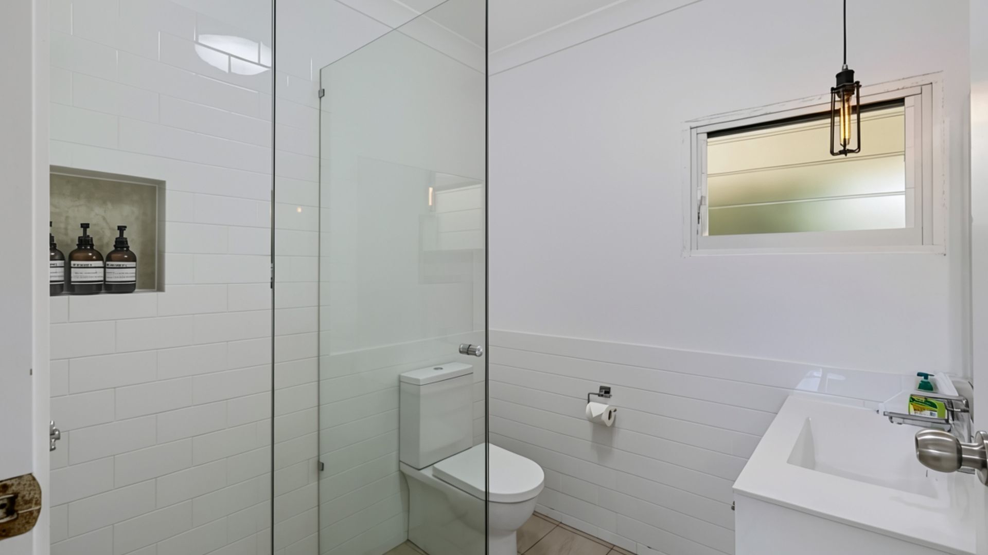 Shower, hair dryer