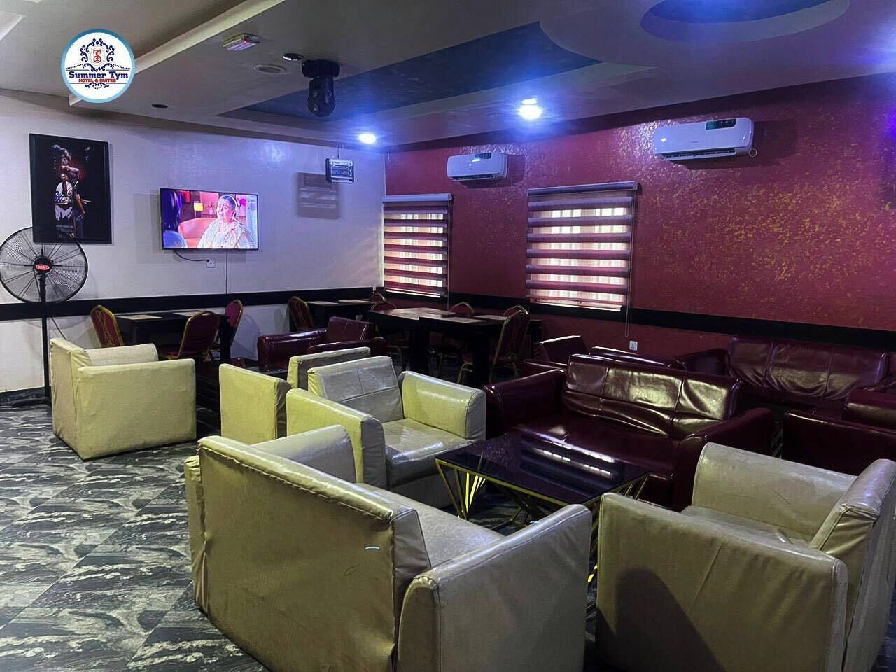 Sala de estar en el lobby