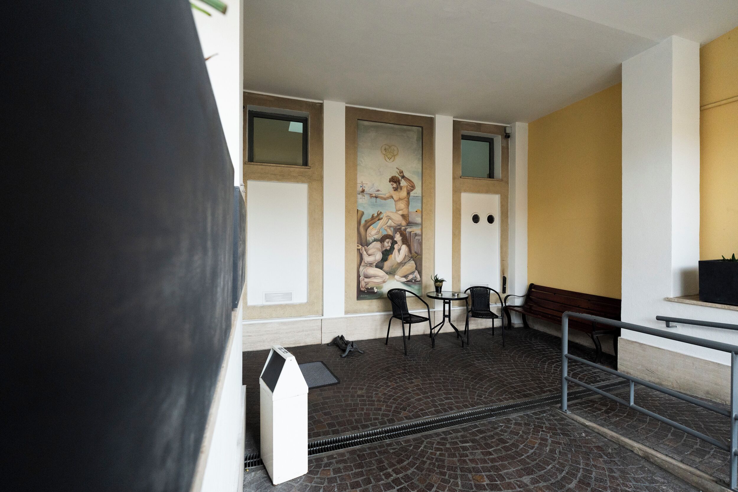 Entrée de l’hébergement