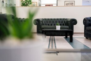 Sittområde i lobbyn