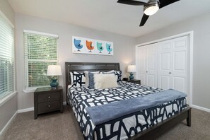 2 bedrooms, desk, iron/ironing board, free WiFi