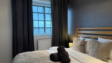 2 slaapkamers, een strijkplank/strijkijzer, gratis wifi, beddengoed