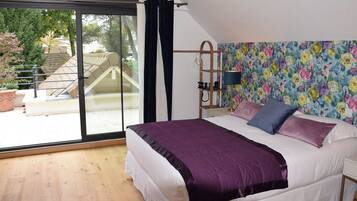 Lakens van Egyptisch katoen, luxe beddengoed, pillowtop-bedden