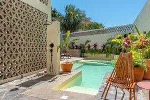 A heated pool - Beautiful luxury villa in the heart of San Pancho, ideal for families and friends. (San Francisco)