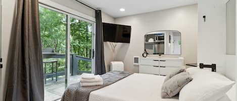 1 室のベッドルーム、WiFi (無料)、ベッドシーツ