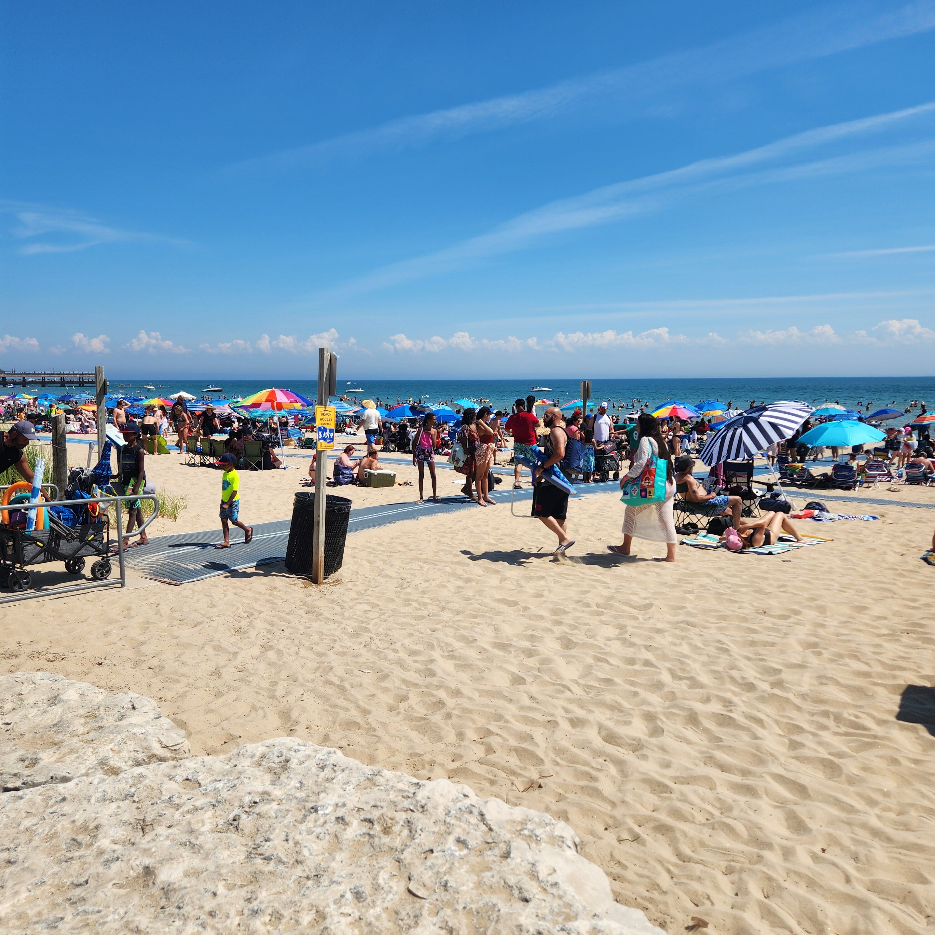 Beach nearby, sun-loungers