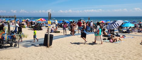Beach nearby, sun-loungers