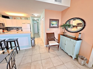Condo, Multiple Beds, Balcony, Ocean View (The Dunes W501) | Private kitchen