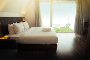 Cabane, balcon, vue montagne | 1 chambre, literie de qualité supérieure, matelas mémoire de forme