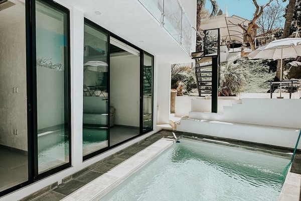 Appartement Familial, vue piscine | Terrasse/Patio
