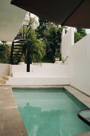 Family Apartment, Pool View | Terrace/patio - Casa Calec (Manzanillo)