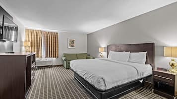 Desk, blackout curtains, iron/ironing board, free WiFi