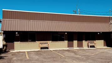 Uitzicht op de binnenplaats