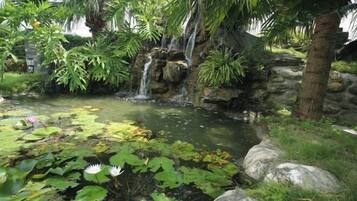 A szálláshely külső területei