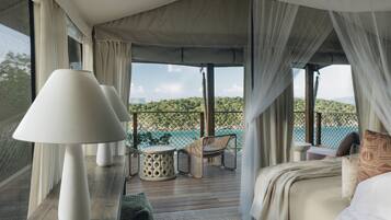 1 chambre, literie de qualité supérieure, surmatelas