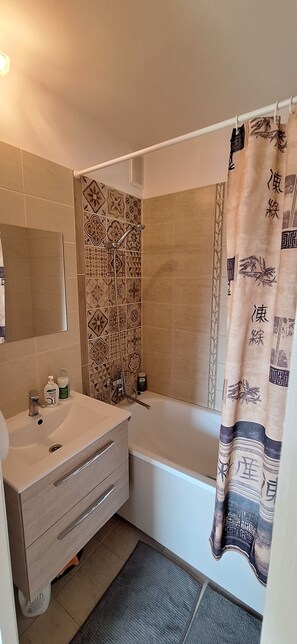 Hiustenkuivaaja, pyyhkeet, saippua, sampoo