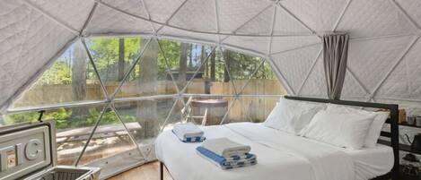 Barraca premium, 2 camas de casal, banheira de imersão