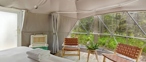 Tienda de campaña Premium, 1 cama King size, hidromasaje