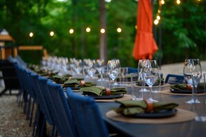 Área para banquetes al aire libre