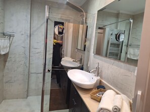 Regadera, amenidades de baño ecológicas, secadora de cabello, bidet 