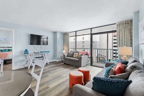 Smart TV, offices - 7th-Floor Oceanfront Condo | Sand Dunes Resort | Sleeps 8 (Myrtle Beach)