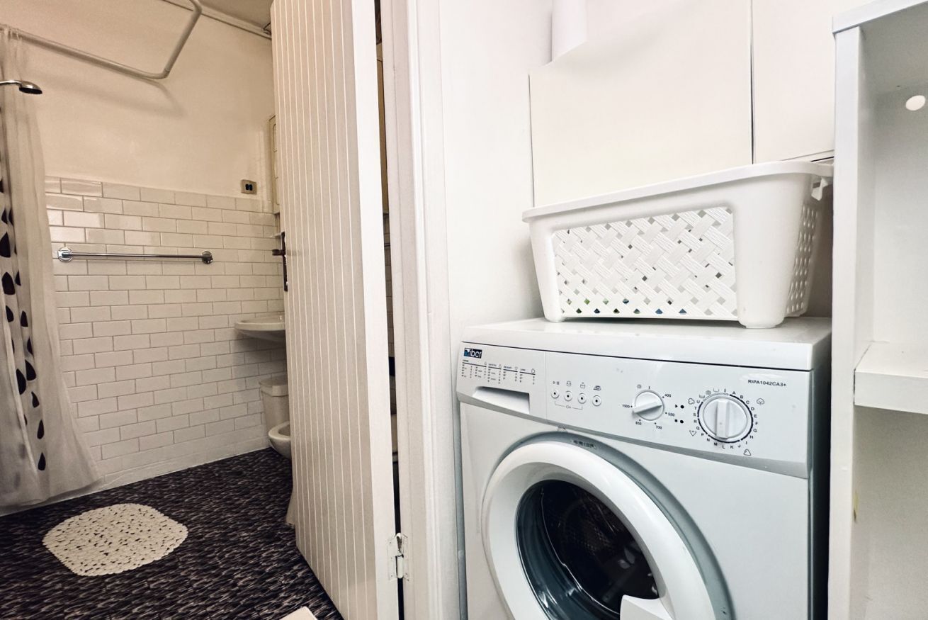 Dusche, Bidet, Handtücher